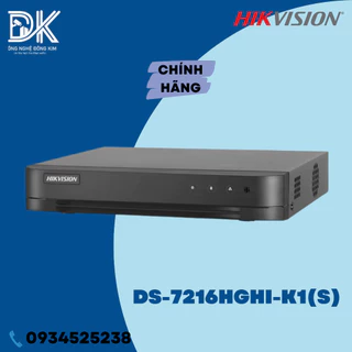 Đầu Ghi Hình Hikvision 16 Kênh analog DS-7216HGHI-K1 (S) / DS-7216HGHI-M1  ( 7216hghi ), hỗ trợ micro. hàng chính hãng