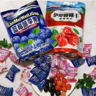 🍒🫐 Ô mai cherry/ việt quất gói 428gr chua ngọt siêu ngon🍒🫐 33-36 gói