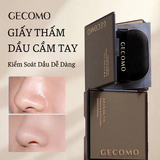 Giấy Thấm Dầu Than Tre GECOMO Thấm Hút Dầu Thừa Trên Mặt, Giảm Bã Nhờn, Giúp Da Khô Thoáng, Sáng Mịn