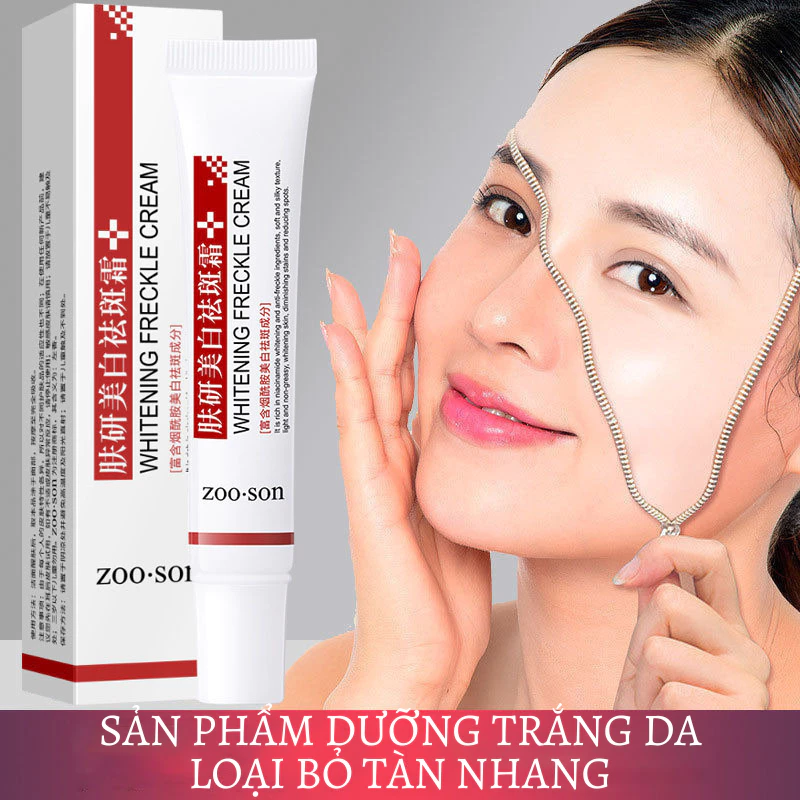 Kem Xóa Mờ Tàn Nhang Làm Trắng Hiệu Quả Loại Bỏ Nám Da Trị Mụn Đốm Đen Melanin 20g