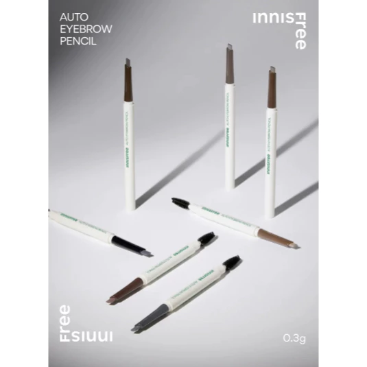 (BILL HÀN) Chì Kẻ Mày 2 Đầu INNISFREE Auto Eyebrow Pencil 0.3g