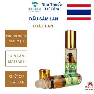 Dầu Sâm Thái Lan Green Herb Oil 8ml(dạng lăn) - Hàng chính hãng