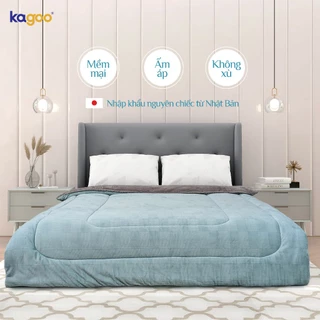 Chăn Lông Cừu Kagoo Xanh Ngọc Nhập Khẩu Chính Hãng 100% Kích Thước 2m x 2.3m