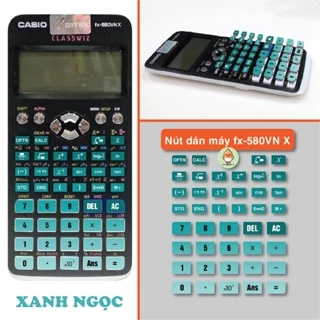 Dán Bàn Phím FX580vn-x - Miếng decal dán bàn phím máy tính casio nhiều màu sắc