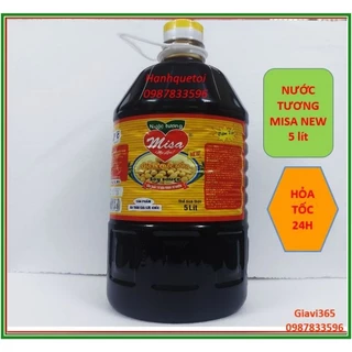 Nước Tương Misa New can 5 lít (tem mới Quê Tôi)