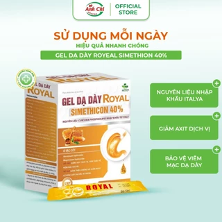 Dung dịch dạ dày Royeal Simethicon 40% hỗ trợ giảm viêm loét, nóng rát, trào ngược dạ dày, ợ hơi, ợ chua