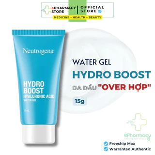 Kem Dưỡng Ẩm NEUTROGENA Hydro Boost Water Gel cấp nước da thường & da dầu 15G