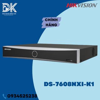 Đầu ghi hình IP 8 kênh AcuSense HIKVISION DS-7608NXI-K1 giá rẻ