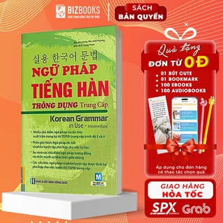 Sách - Ngữ Pháp Tiếng Hàn Thông Dụng Trình Độ Trung Cấp - Korean Grammar in use Intermediate - Học Kèm App Online