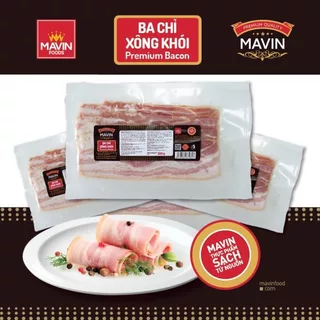 Thịt Ba Chỉ Mavin Hong Khói 200gr chiên rán, thả lẩu tiện lợi - Sạch Từ Nguồn