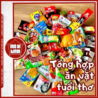 Ăn vặt tuổi thơ, Tăm que cay tẩm vị ăn liền, Snack bim bim nhiều loại - Mỹ Vị Tiệm ăn vặt tuổi thơ