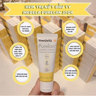 Kem nứt đầu ti Purelan Medela 37g