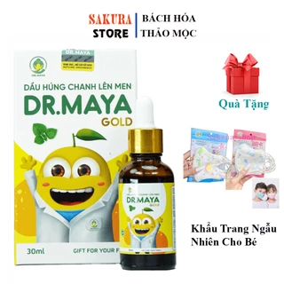 Tinh dầu húng chanh lên men  MINION Gold Dr.Maya 30ml