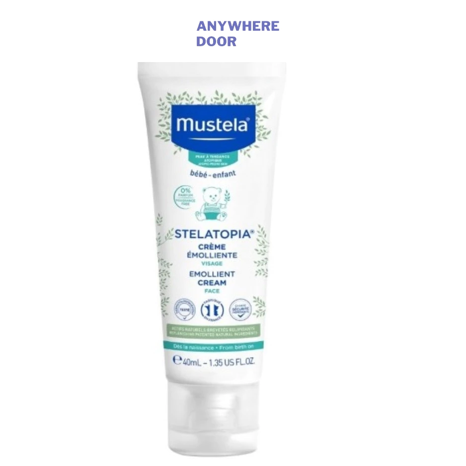 Kem Dưỡng Da Mặt Cho Trẻ Sơ Sinh & Em Bé Da Chàm Thể Tạng Mustela Stelatopia Emollient Cream 40ml