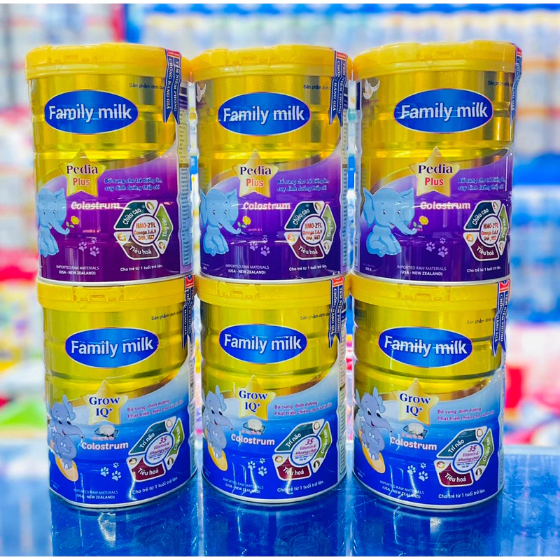 Sữa Bột Family Milk Pedia/Grow, Tăng cân, tăng cường miễn dịch (900g)