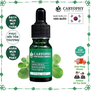 Serum giảm mụn mờ thâm Caryophy Portulaca Ampoule 10ml-CH