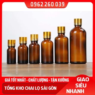 Lọ Thủy Tinh Nắp Vặn Nhỏ Giọt 5ml,10ml, Chai Lọ Thủy Tinh Chiết Mỹ Phẩm, Đựng Tinh Dầu, TInh Chất - Lọ Thủy Tinh