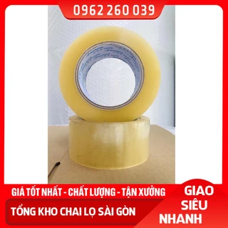 Cuộn băng keo trong 200 yard dùng để đóng gói hàng hóa, Băng keo dán thùng