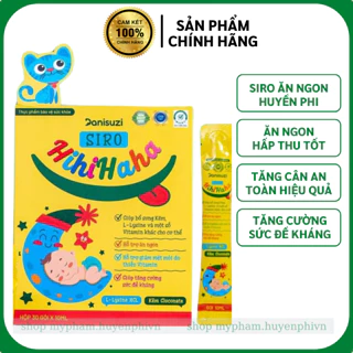 Siro ăn ngon Hihihaha Huyền Phi giúp bé ăn ngon hấp thu tốt tăng cân hiệu quả an toàn tăng sức đề kháng hộp 30 Gói