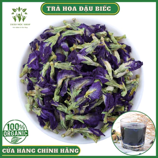 ✅[HÀNG LOẠI 1] Trà Hoa Đậu Biếc 100gr Sấy Khô Nguyên Bông Chính Hãng Thảo Mộc Shop