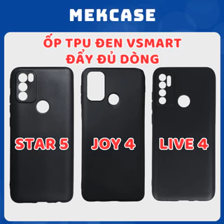 Ốp Lưng Điện Thoại VIỀN ĐEN DẺO ĐEN cho Vsmart Joy 4 - Live 4 - Star 5| ỐP viền đen Vsmart - OPKEM