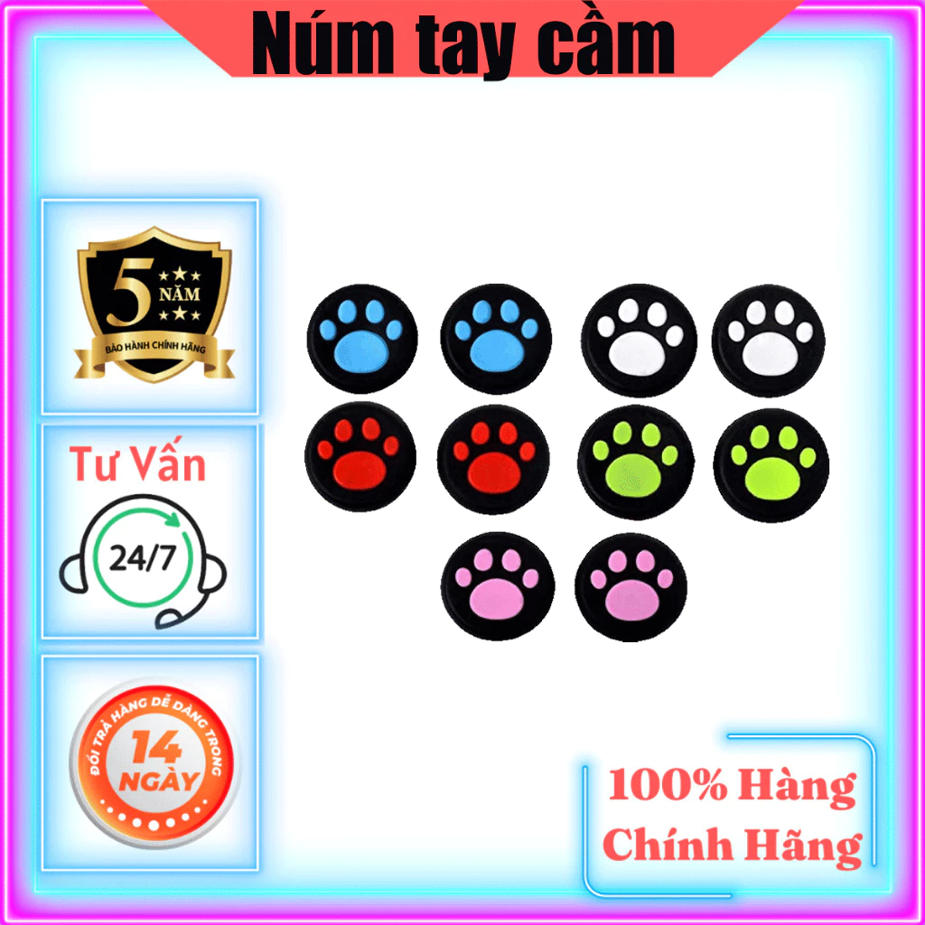 [ Quà Tặng Miễn Phí ] Núm tròn gai bảo vệ cần tay ps5 ps4 ps3 ps2 ps1Xbox / Switch Pro - Chuyên FPS - Chống trượt