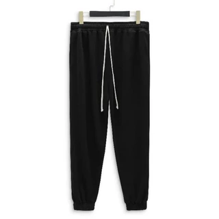 (bigsize) Quần thun dài jogger chất nỉ màu đen in hình đẹp thời trang bigsize nam cỡ đại < 140kg