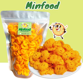 Bánh Snack Cua Tẩm Vị Minfood Bim Bim Cua Lắc Mắm Hanh Thơm Ngon 100G / 250G / 500G