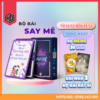 Bộ Bài "Say Mê"  Drinking Game Dành Cho Các Cặp Đôi Hẹn Hò, Phá Tan Khoảng Cách, Mở Lối Tình Yêu