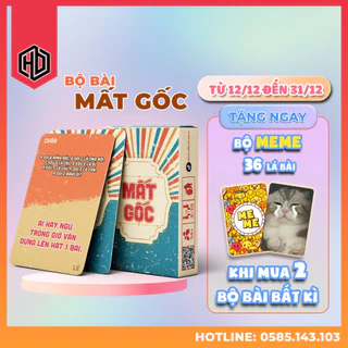 Bộ Bài “Mất Gốc” - Tổng Hợp Kiến Thức Các Môn Học, Drinking Game Ôn Bài, Vừa Học Vừa Chơi, Vui Quên Lối Về