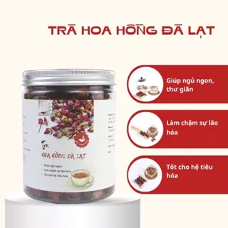 Trà Hoa Hồng Đà Lạt MÙA VÀNG FOOD làm đẹp da, chống lão hóa