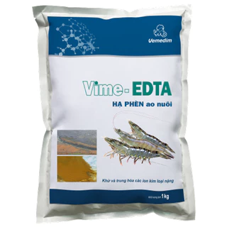 Hạ Phèn VIME EDTA TÔM (1KG) Khử Và Trung Hòa Kim Loại Nặng,Làm Sạch Nước Ao