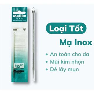 Que nặn mụn Malika - Hàng chuẩn loại 1 sắc nhọn