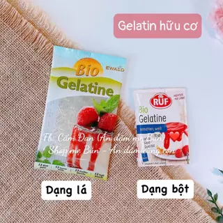 Gelatin Hữu Cơ Làm Bánh Cho Bé