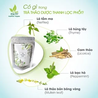 Trà thảo dược thanh lọc phổi 150g