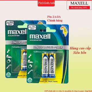 Pin AA, AAA Maxell Alkaline Dung lượng cao dùng cho remote. điều hòa, Tivi