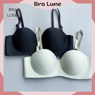 Set 3 áo áo lót nữ đúc su nâng ngực đệm bàn tay tạo khe tôn vòng 1 mã 65 Bra