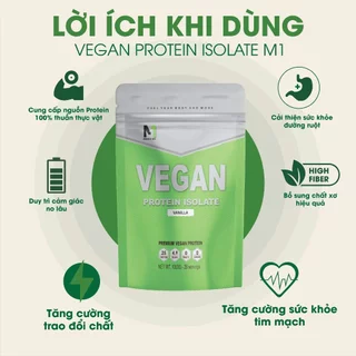 Whey vegan protein, Tăng cơ giảm mỡ vegan protein - Hỗ trợ tăng cơ hiệu quả túi1kg