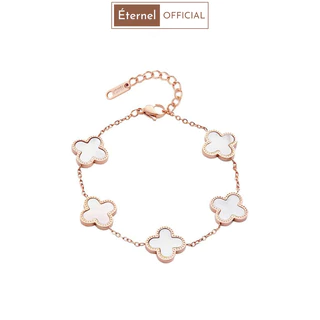 Vòng tay nữ CDE Five Four Leaf Clovers Bracelet Rose Gold - Vòng Tay Cao cấp