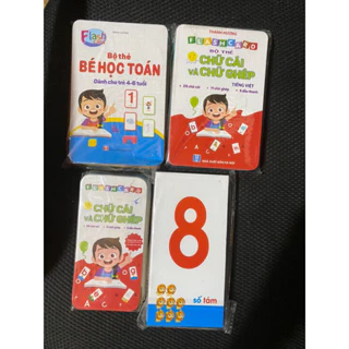 Bộ 42 thẻ flashcard thẻ học thông minh học bảng chữ cái tiếng việt có chữ ghép,chữ đơn,dấu thanh