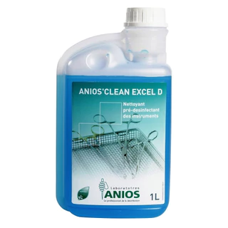 Anios’ Clean Excel D Dung dịch làm sạch và tiền khử khuẩn dụng cụ y tế 1 lít