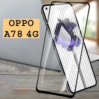 Miếng dán Oppo A78 4G cường lực Full màn hình cao cấp