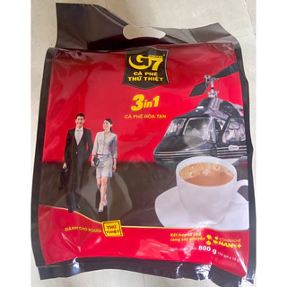 Cà phê hòa tan G7 3in1 800g - Bịch 50 gói x16gr