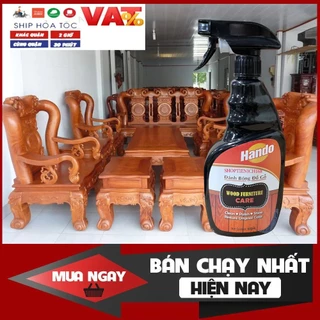 Xịt đánh bóng làm mờ vết xước làm mới và bảo dưỡng đồ gỗ HANDO 600ml