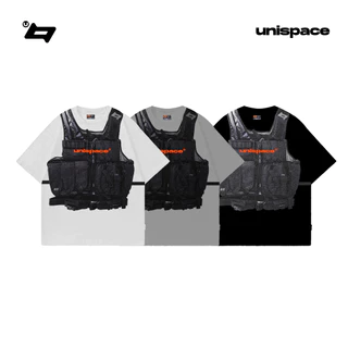 Áo thun local brand By UniSpace tay lỡ form rộng unisex nam nữ Protect Me