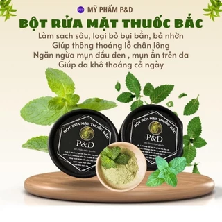 Bột rửa mặt Thuốc bắc P&D Sáng da, ngừa mụn