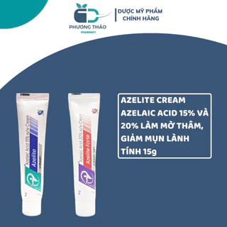 Azelite Azelaic Acid Cream 15% và 20% làm mờ thâm, giảm mụn lành tính 15g - Phương Thảo Pharmacy