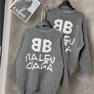 Áo Len BB Ba Len Xám Tiêu ❤ Áo Sweter Dày Dặn Dáng Rộng Nam Nữ NA15