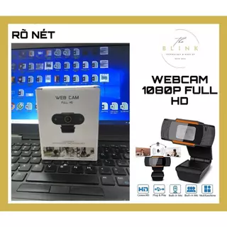 Webcam Full HD 1080P Cho Máy Tính, Camera Có Mic 1080p Cho Laptop Học Online Qua ZOOM, Trực Tuyến- Hội Họp Rõ Nét