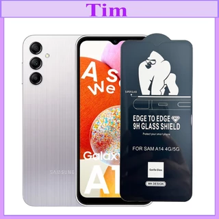 (Loại Tốt) Kính cường lực Kingkong Samsung A14 4G/5G Full Màn hình, Ảnh Thực SP Shop chụp,(Tặng Kèm Giấy Lau 1/2)